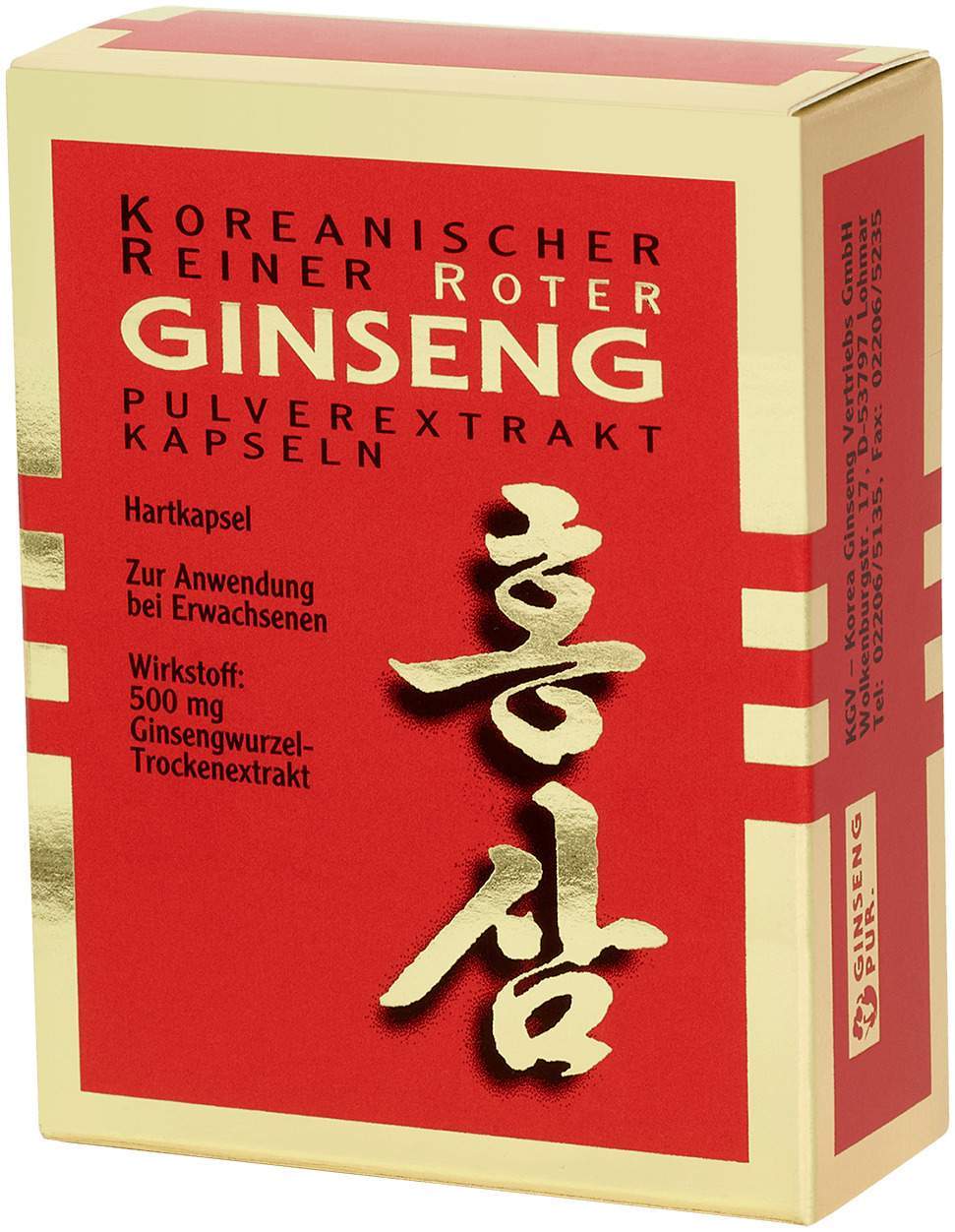 Roter Ginseng Extrakt 30 Kapseln
