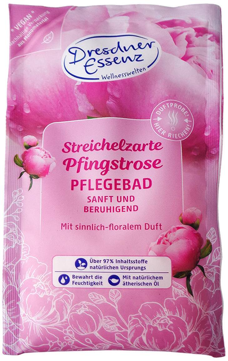 De Pflegebad Streichelzarte Pfingstrose - Badezusatz