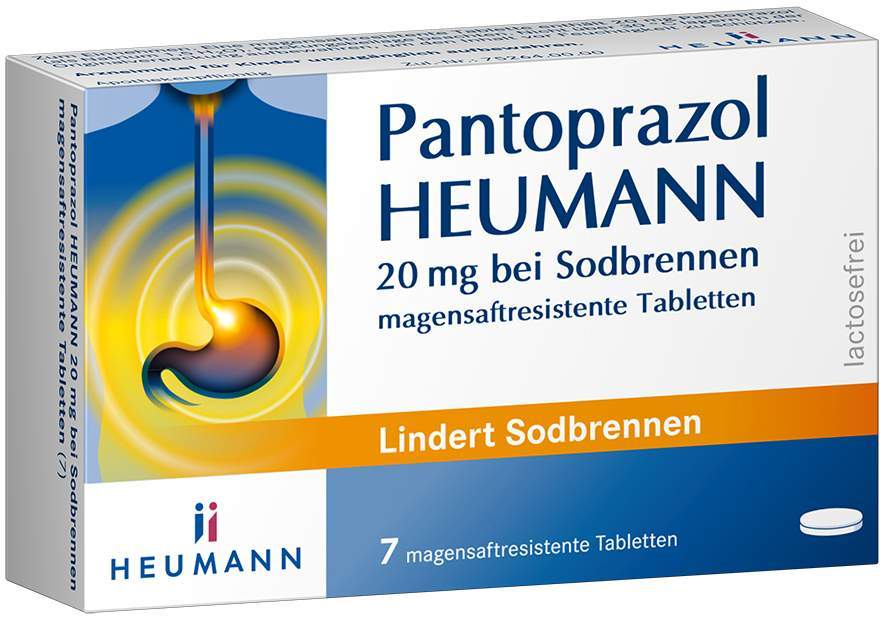Pantoprazol Heumann 20 mg 7 Magensaftresistente Tabletten