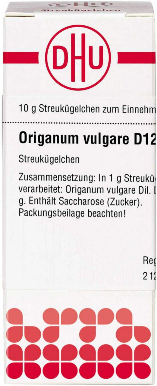 Dhu Origanum Vulgare D12 Globuli 10 G