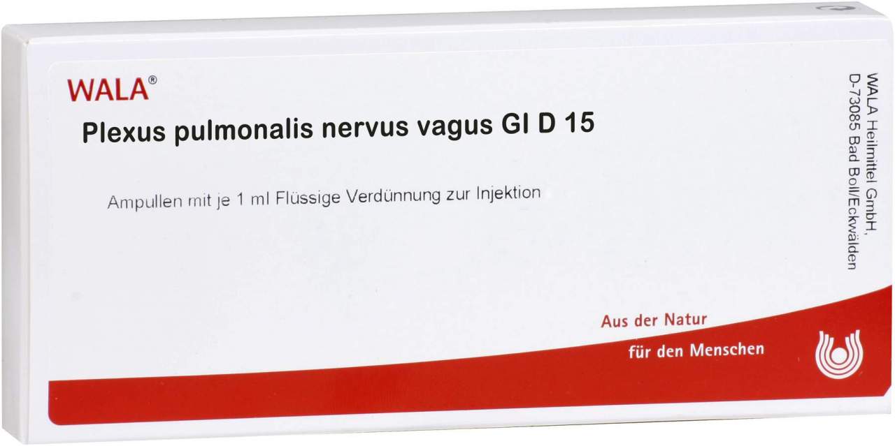 Wala Plexus Pulmonalis Nervus Vagus Gl D15 10 X 1 ml Ampullen