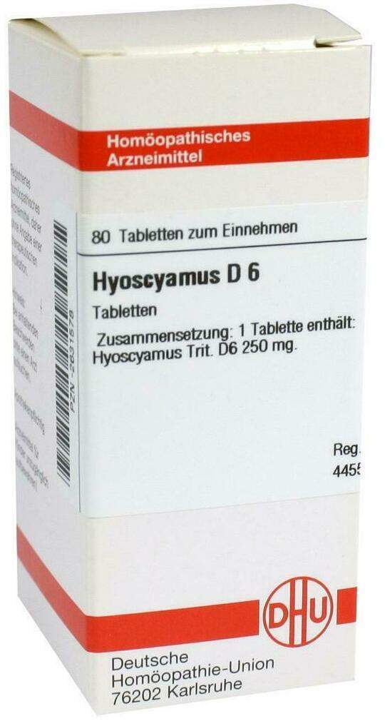 Dhu Hyoscyamus D6 80 Tabletten