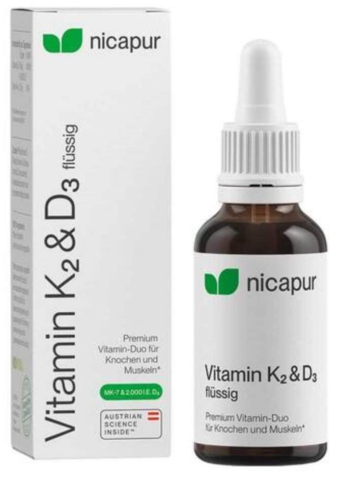 Nicapur Vitamin K2 & D3 flüssig 22.5 ml