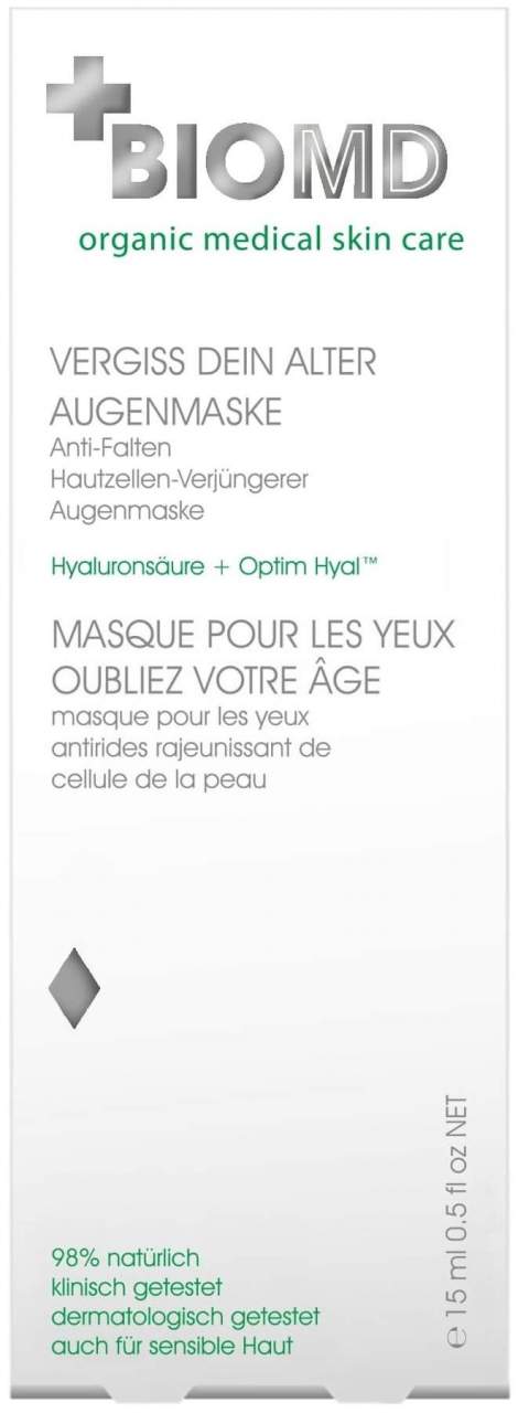 Biomed Vergiss Dein Alter Anti-Aging Augenmaske 15 ml