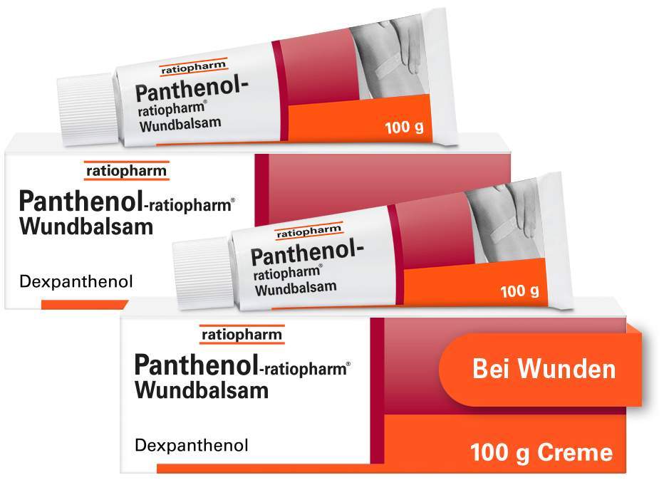 Panthenol ratiopharm Wundbalsam 2 x 100 g Creme