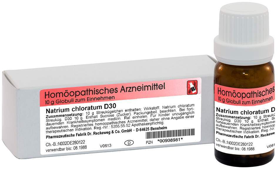 Natrium Chloratum D 30 Globuli 10 G