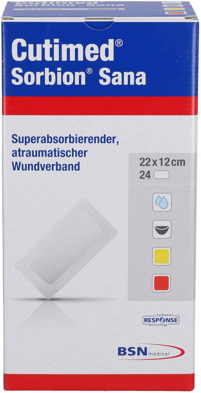 Sorbion Cutimed Sana Wundauflage 12x22 cm