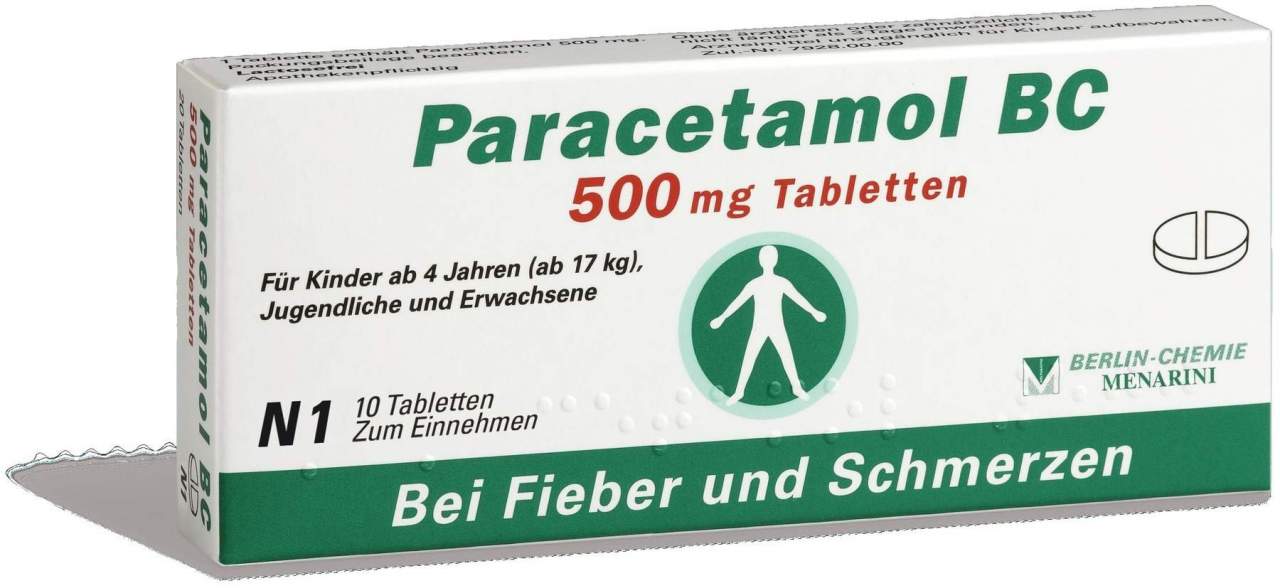 Paracetamol Bc 500 mg 10 Tabletten