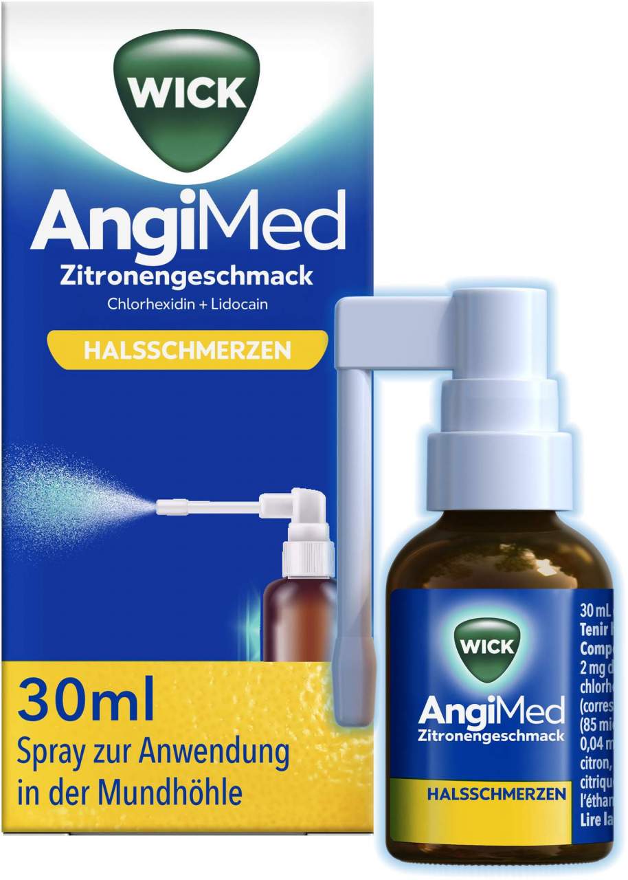 WICK AngiMed Zitronengeschmack 30 ml Spray