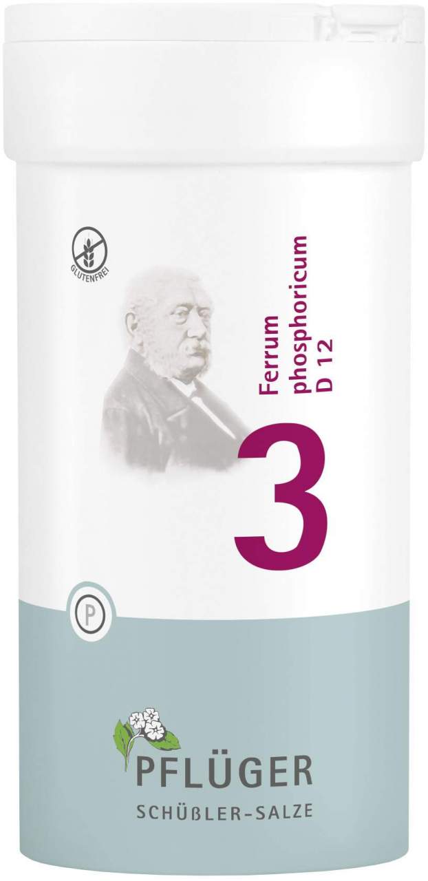 Biochemie Pflüger Schüßler Salz Nr. 3 Ferrum phosphoricum D12 400 Tabletten