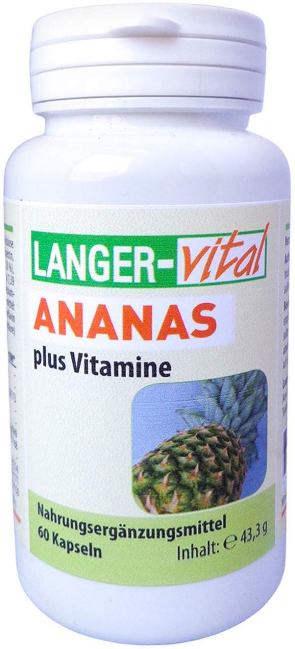 Ananas 900+bromelain 60 mg Je Tg Kapseln 60 Stück