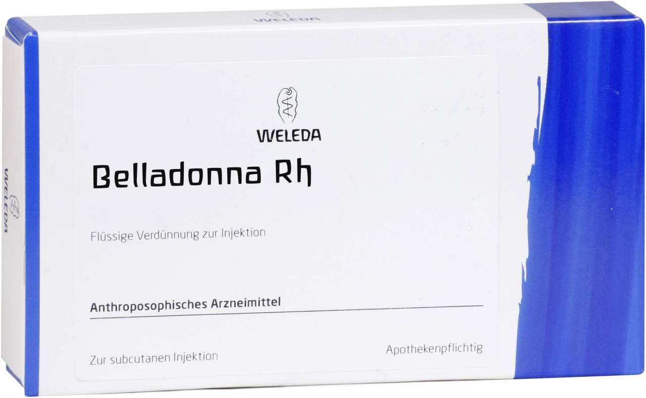 Weleda Belladonna Rh D20 8 X 1ml Ampullen