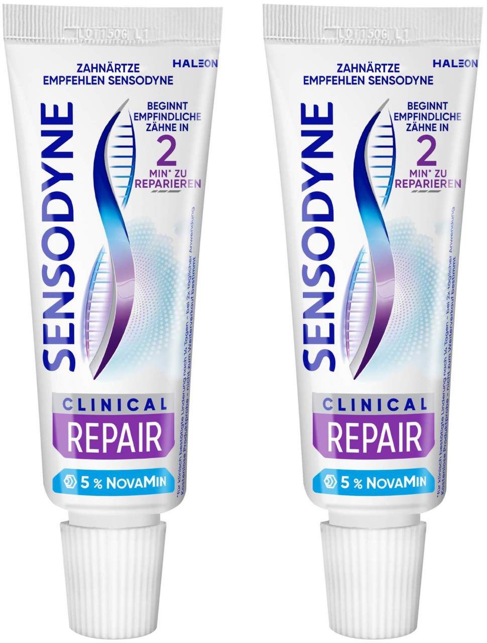 Sensodyne Clinical Repair Zahnpasta 2 x 75 ml