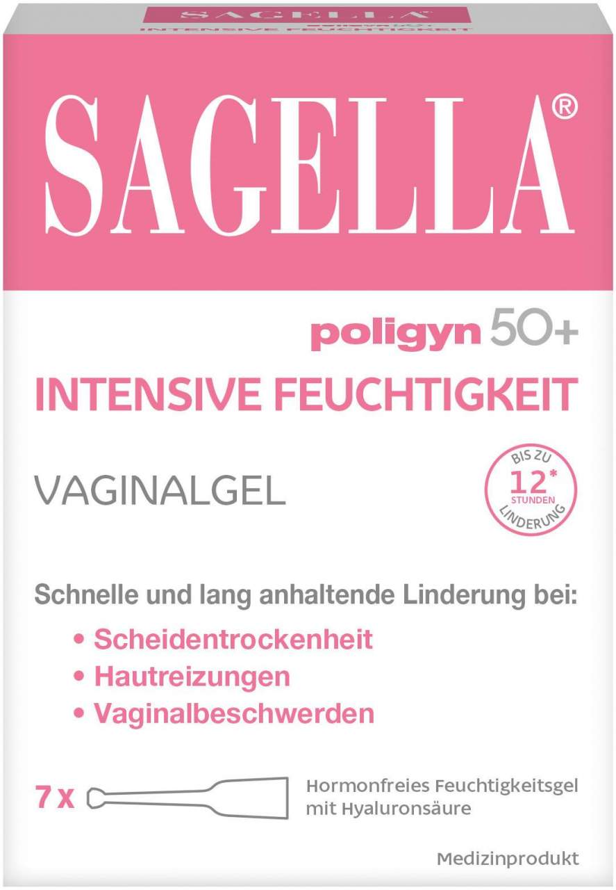 Sagella poligyn 50+ intensive Feuchtigkeit 7 x 4 ml Gel