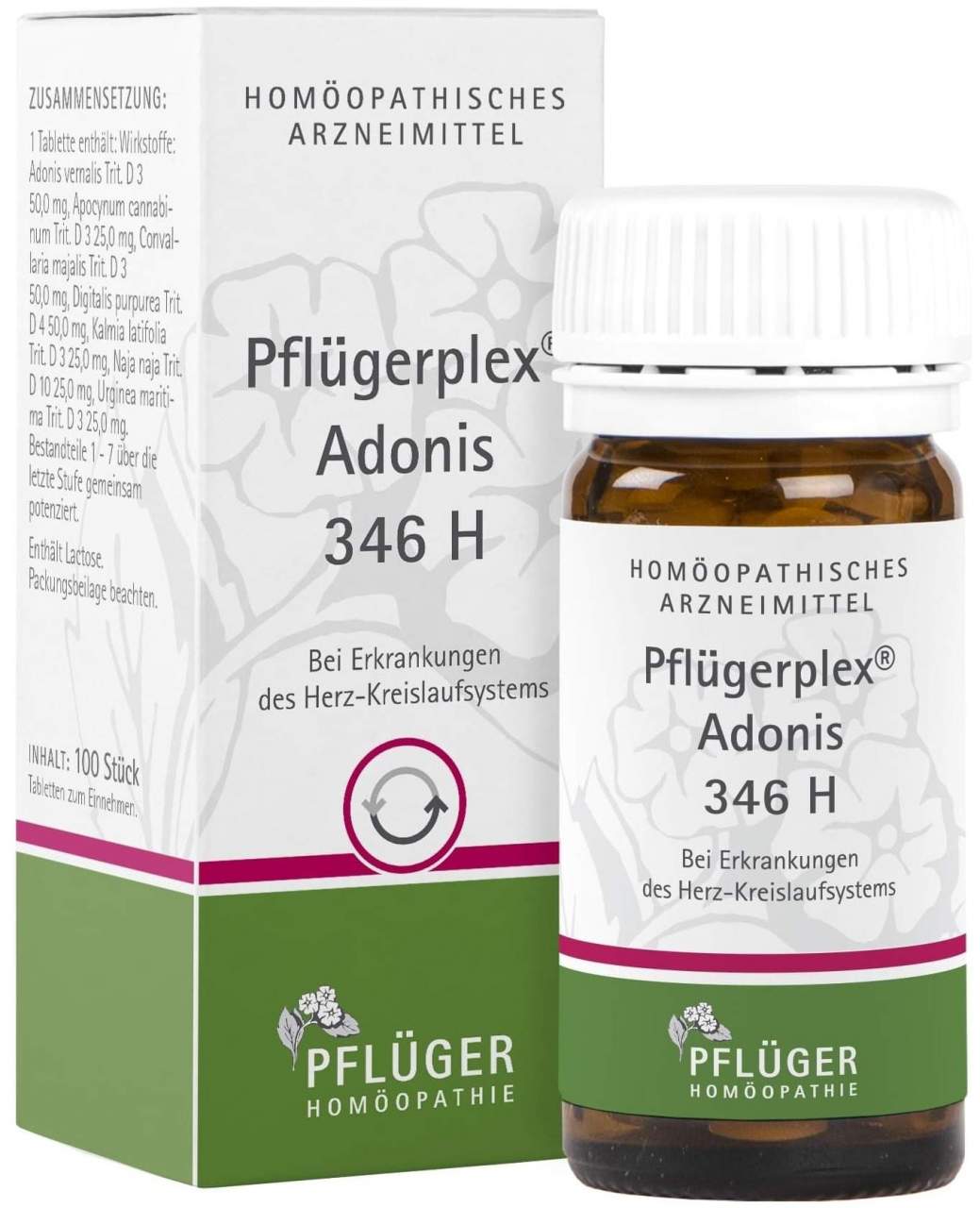 Pflügerplex Adonis 346 H 100 Tabletten