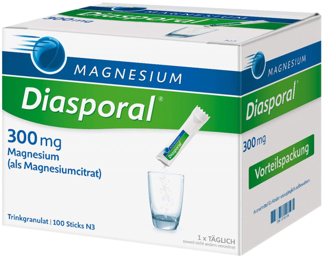 Magnesium Diasporal 300 mg 100 Granulat Beutel