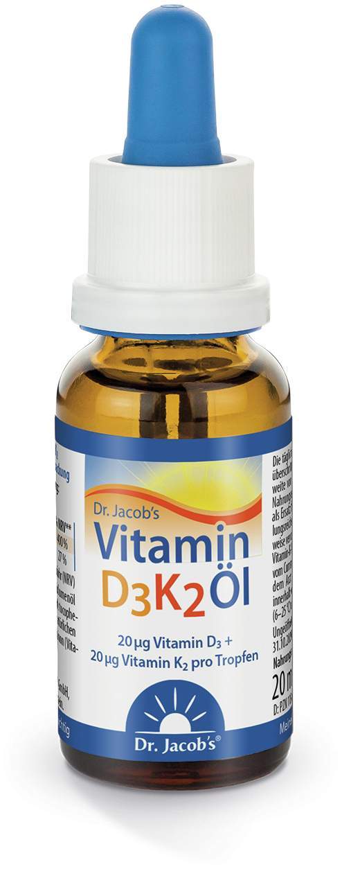 Vitamin D3 K2 Öl Dr.Jacob s 20 ml Tropfen