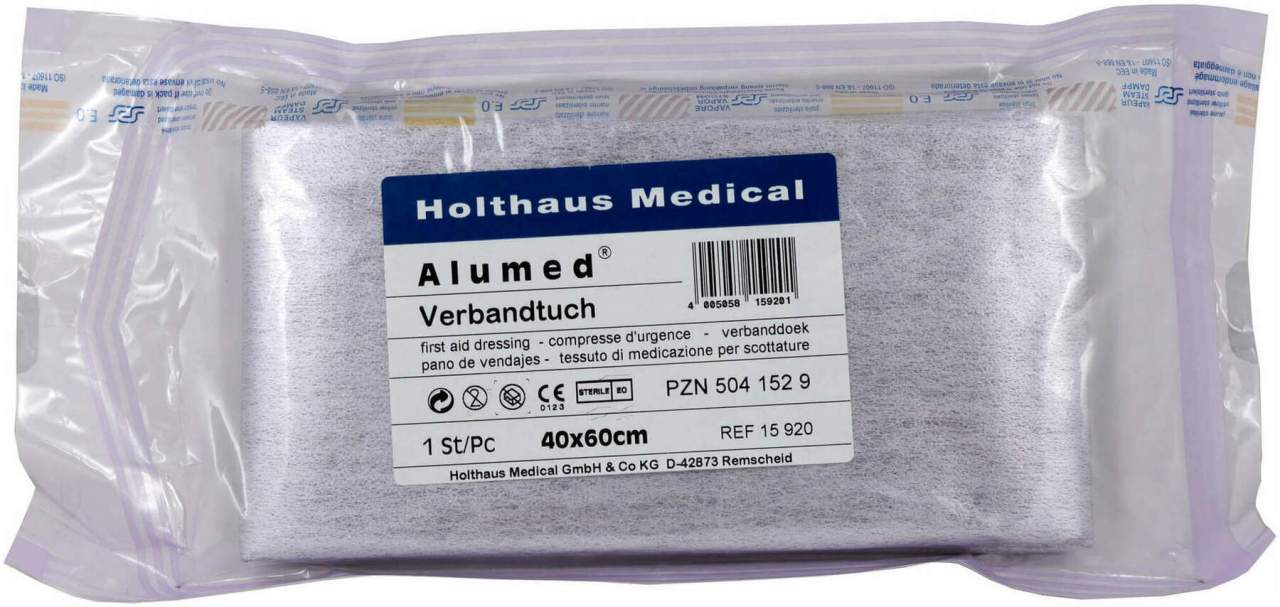 Verbandtuch Alumed Klein