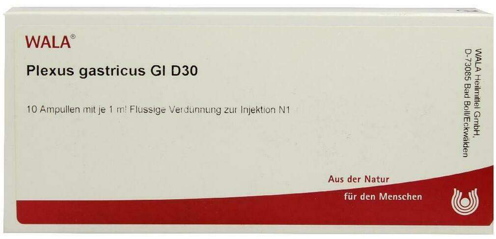 Wala Plexus Gastricus Gl D30 10 X 1 ml Ampullen