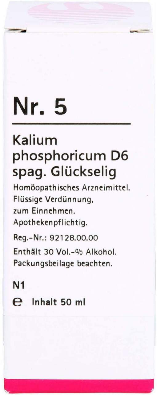 Nr.5 Kalium Phosphoricum D 6 Spag.Glückselig Tropfen 50 ml