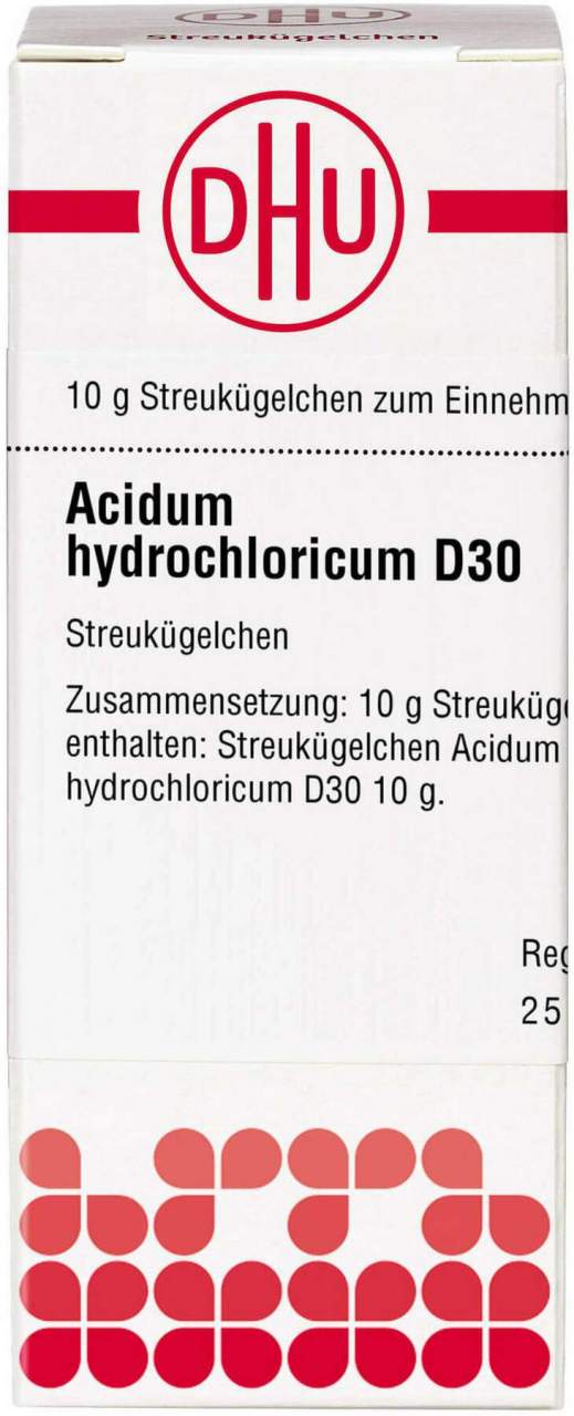 Dhu Acidum Hydrochloricum D 30 Globuli 10 G
