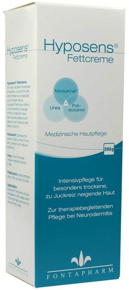 Hyposens Fettcreme 200 G Creme