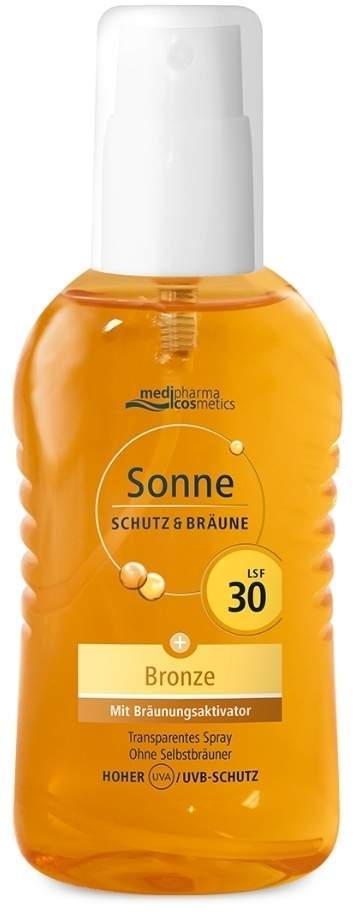 medipharma cosmetics Sonne Schutz & Bräune bronze LSF 30 200 ml Pumpspray