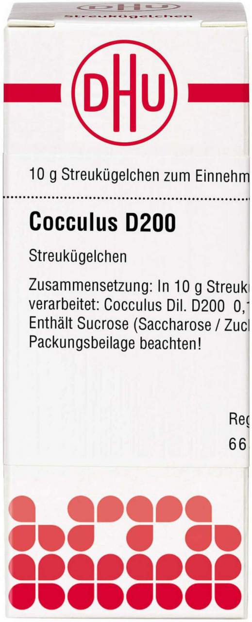 Dhu Cocculus D200 Globuli 10 G