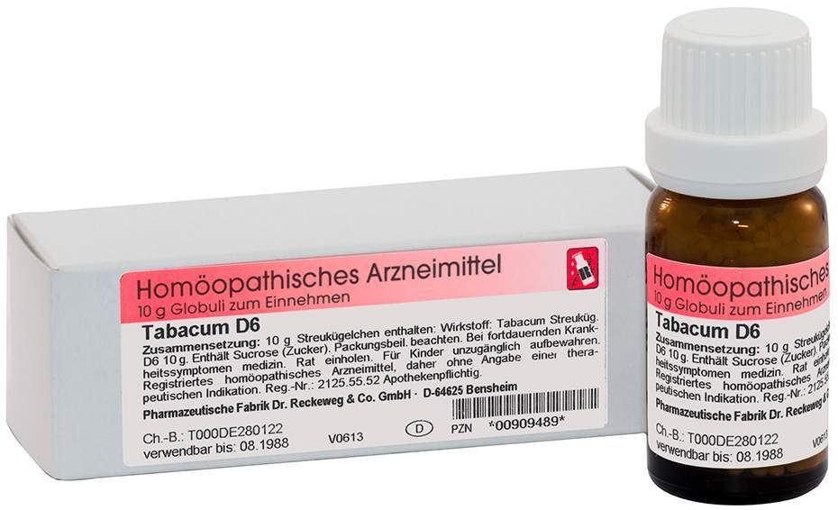 Tabacum D 6 Globuli