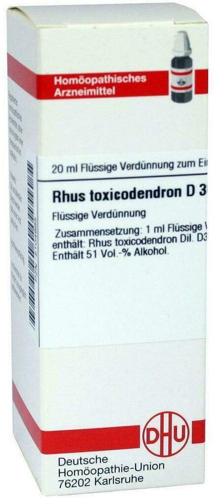Dhu Rhus Toxicodendron D30 Dilution 20 ml