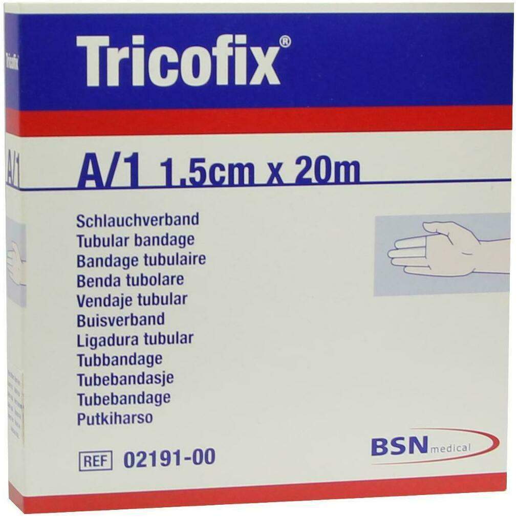 Tricofix Schl.-Verband Gr.A 20mx1,5cm 2191