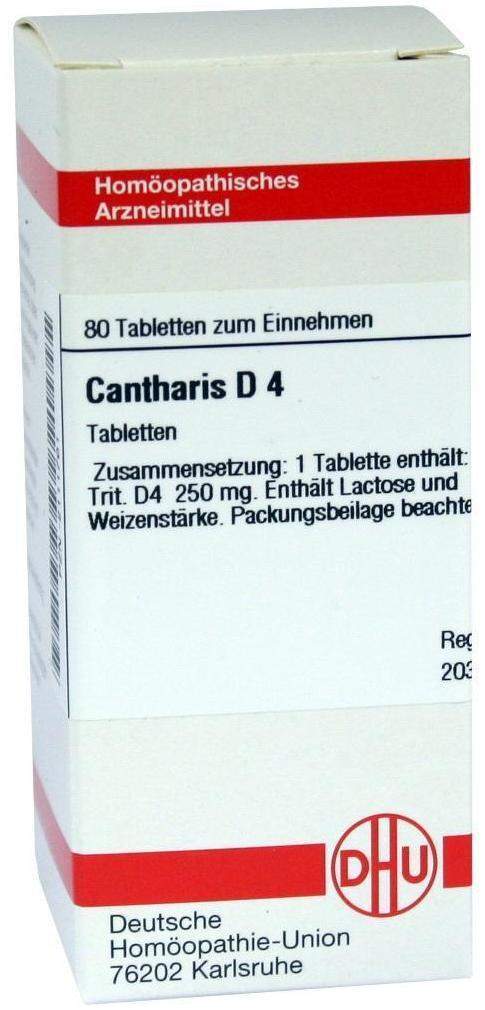 Dhu Cantharis D4 80 Tabletten