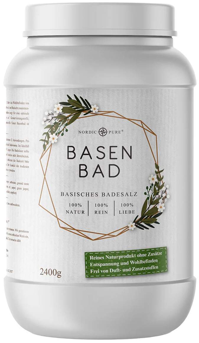 Basenbad basisches Badesalz 2400 g - Badezusatz