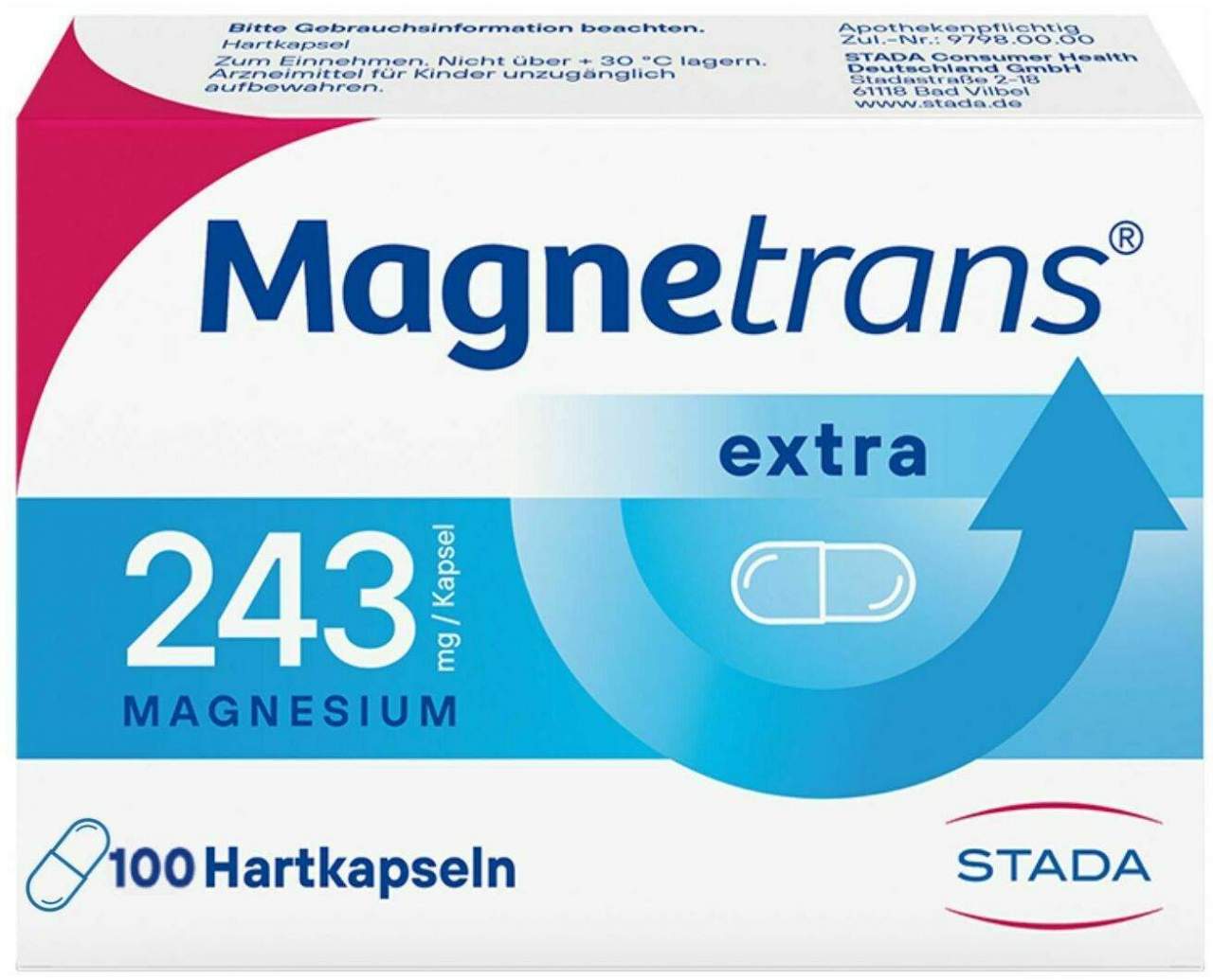 Magnetrans extra 243 mg 100 Kapseln