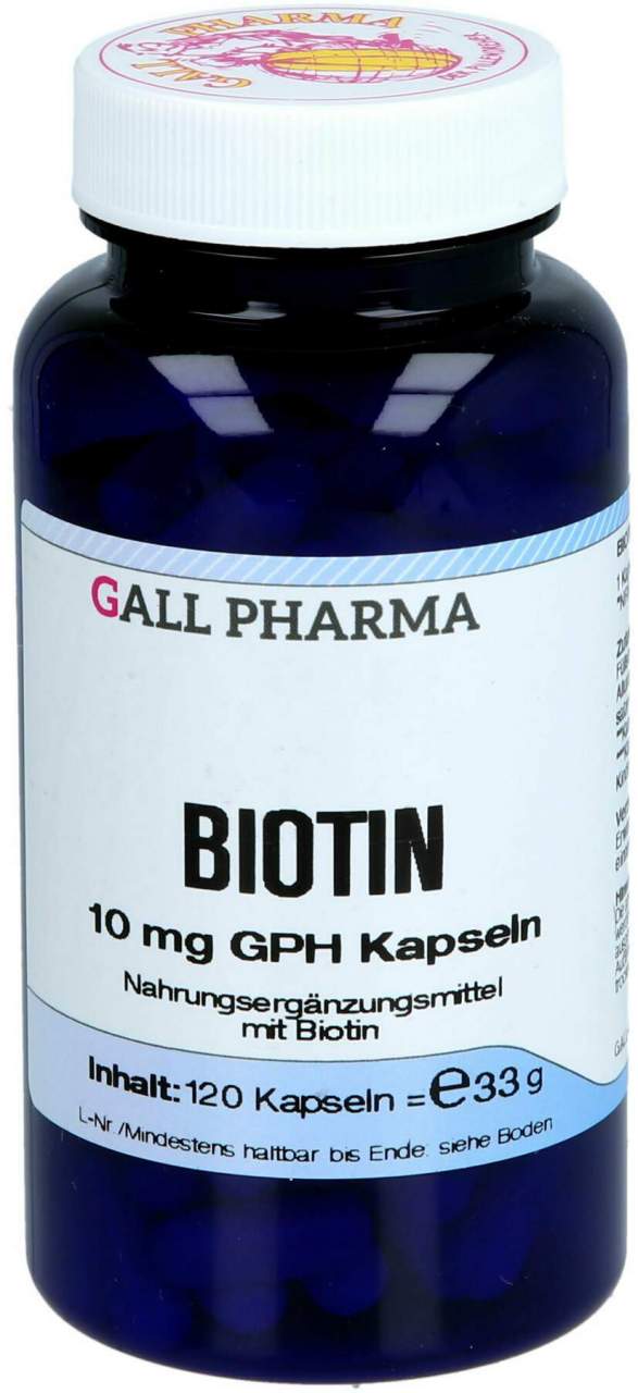 Biotin 10 mg Gph 120 Kapseln