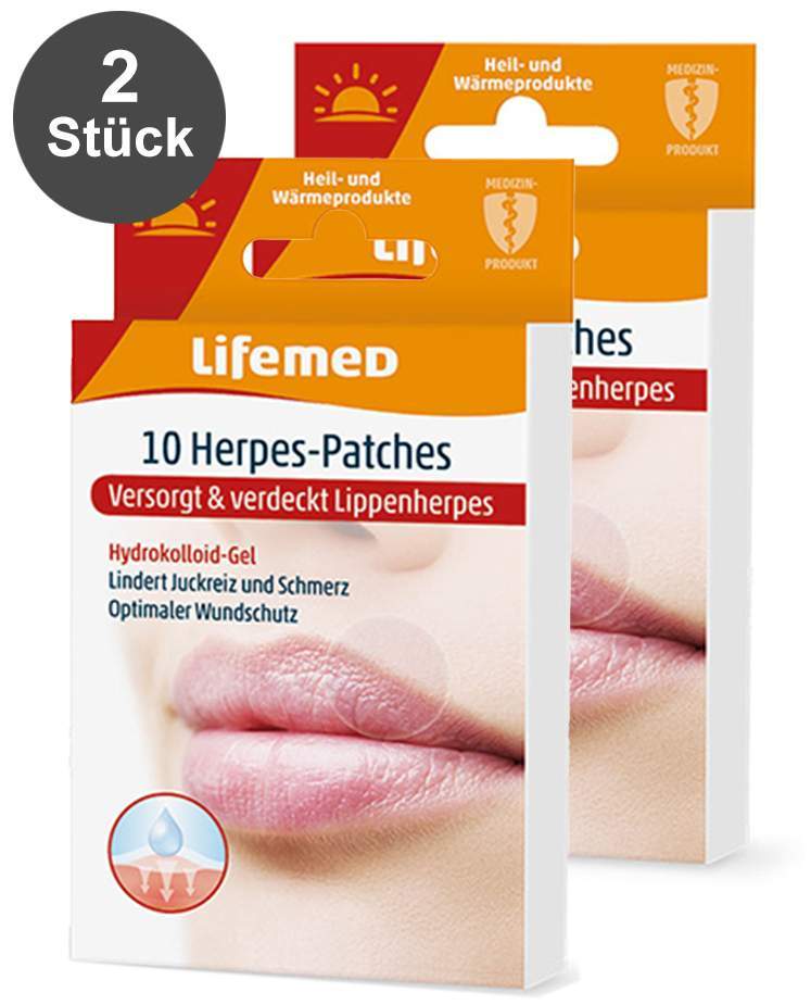 Lifemed Herpes-Patch, transparent, 2 x 10 Stück