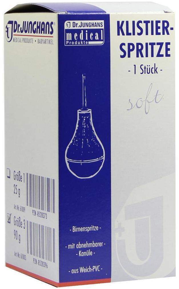 Klistierspritze 90 G Gr.3 Birnenförmig Weich Pvc 1 Spritze