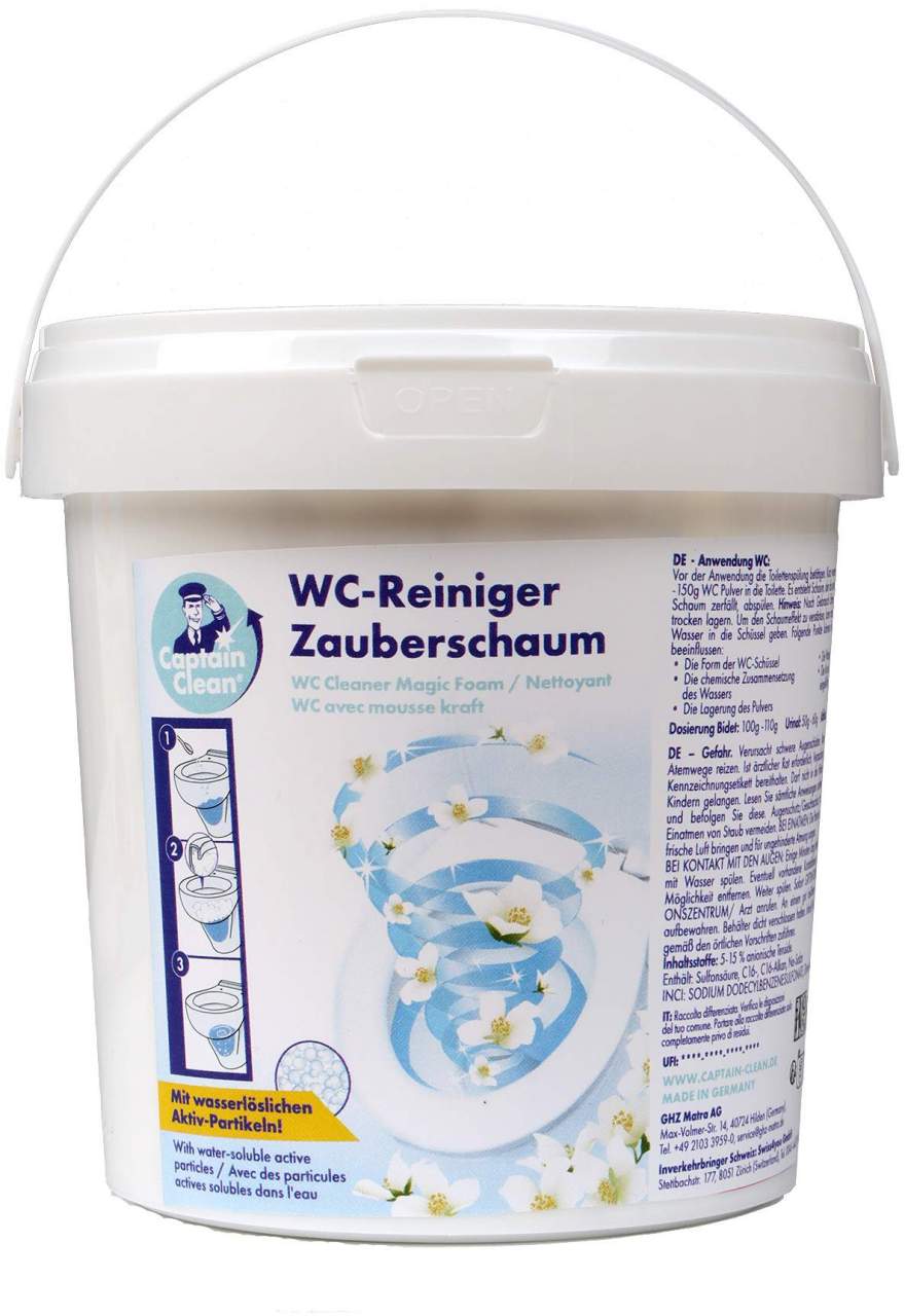 Captain Clean WC-Reiniger Zauberschaum 1 kg