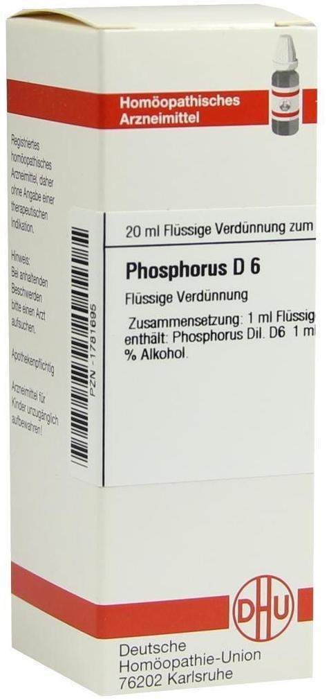 Dhu Phosphorus D6 Dilution 20 ml