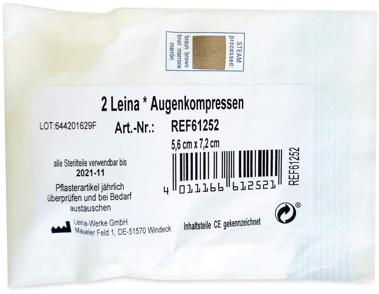 Augenkompressen Steril