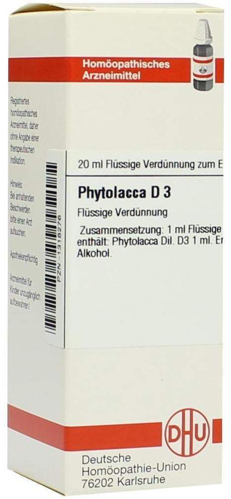 Dhu Phytolacca D3 Dilution
