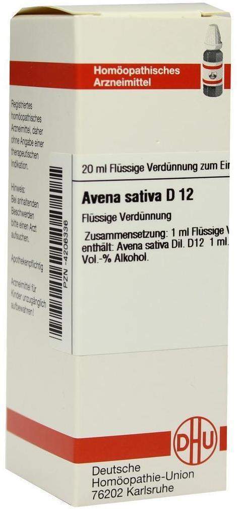 Dhu Avena Sativa D12 Dilution 20 ml