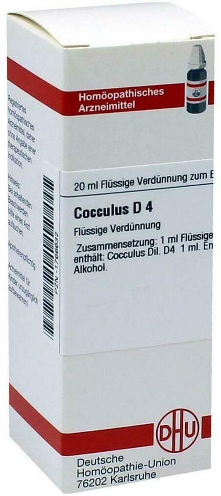 Dhu Cocculus D4 20 ml Dilution