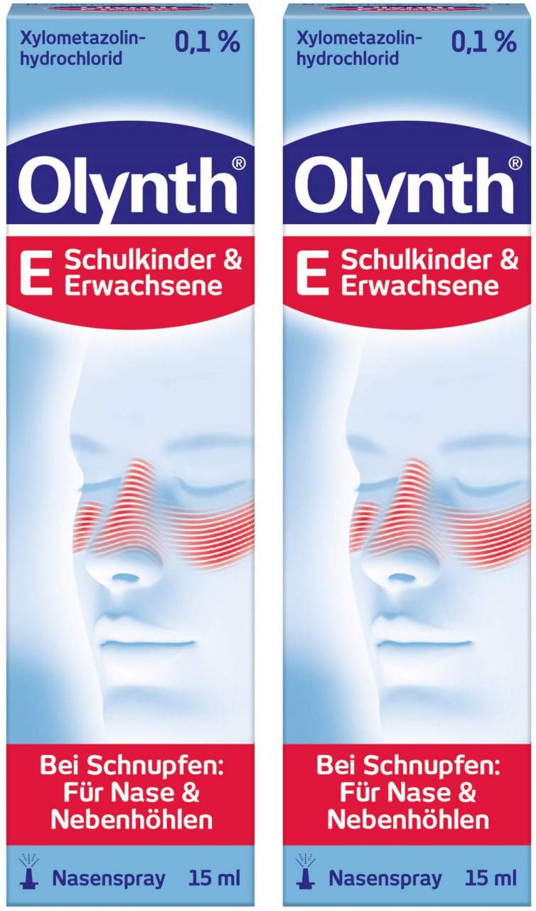 Olynth 0,1% Nasenspray für Erwachsene 2 x 15 ml