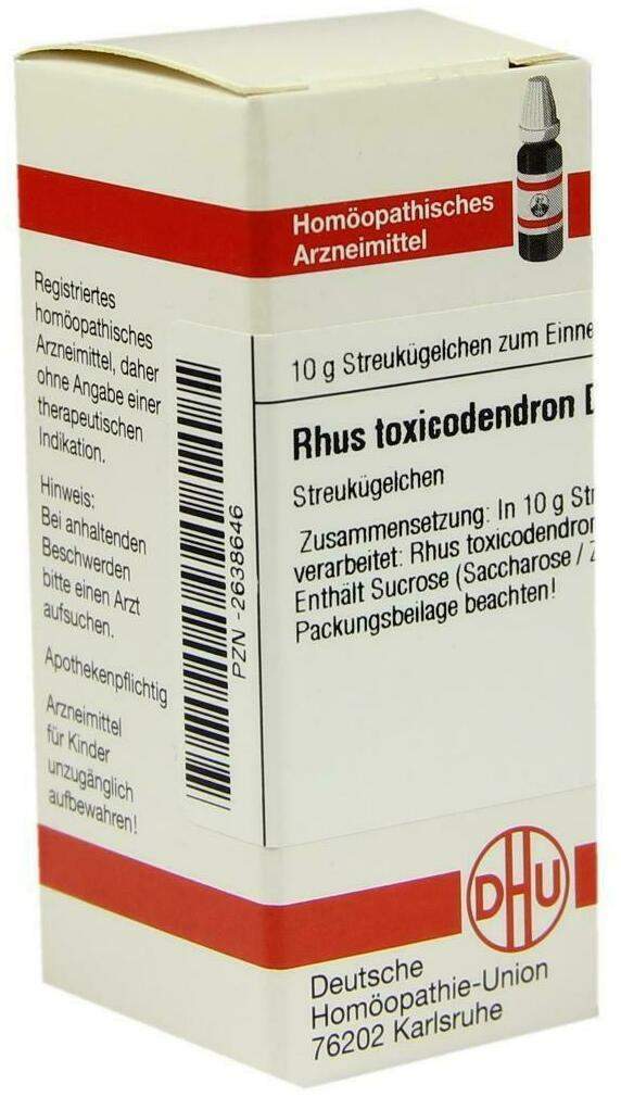Dhu Rhus Toxicodendron D10 Globuli