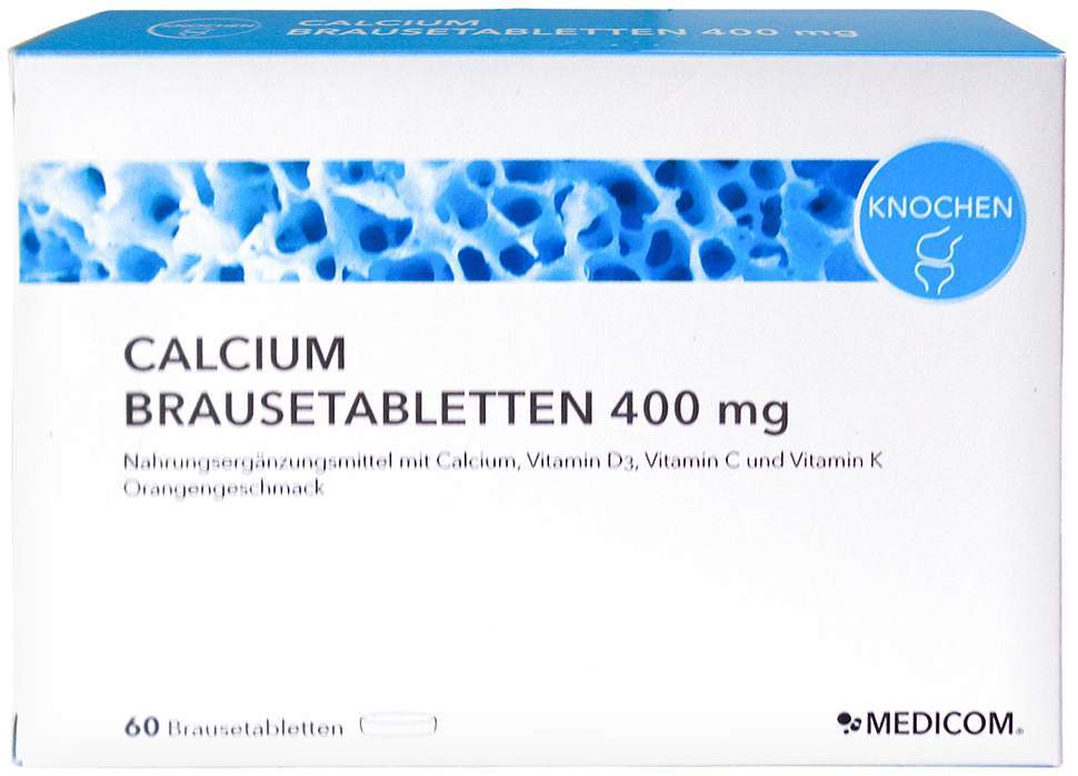 Calcium Brausetabletten 400 mg 60 Stück