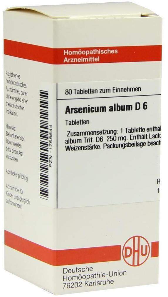 Dhu Arsenicum Album D6 80 Tabletten