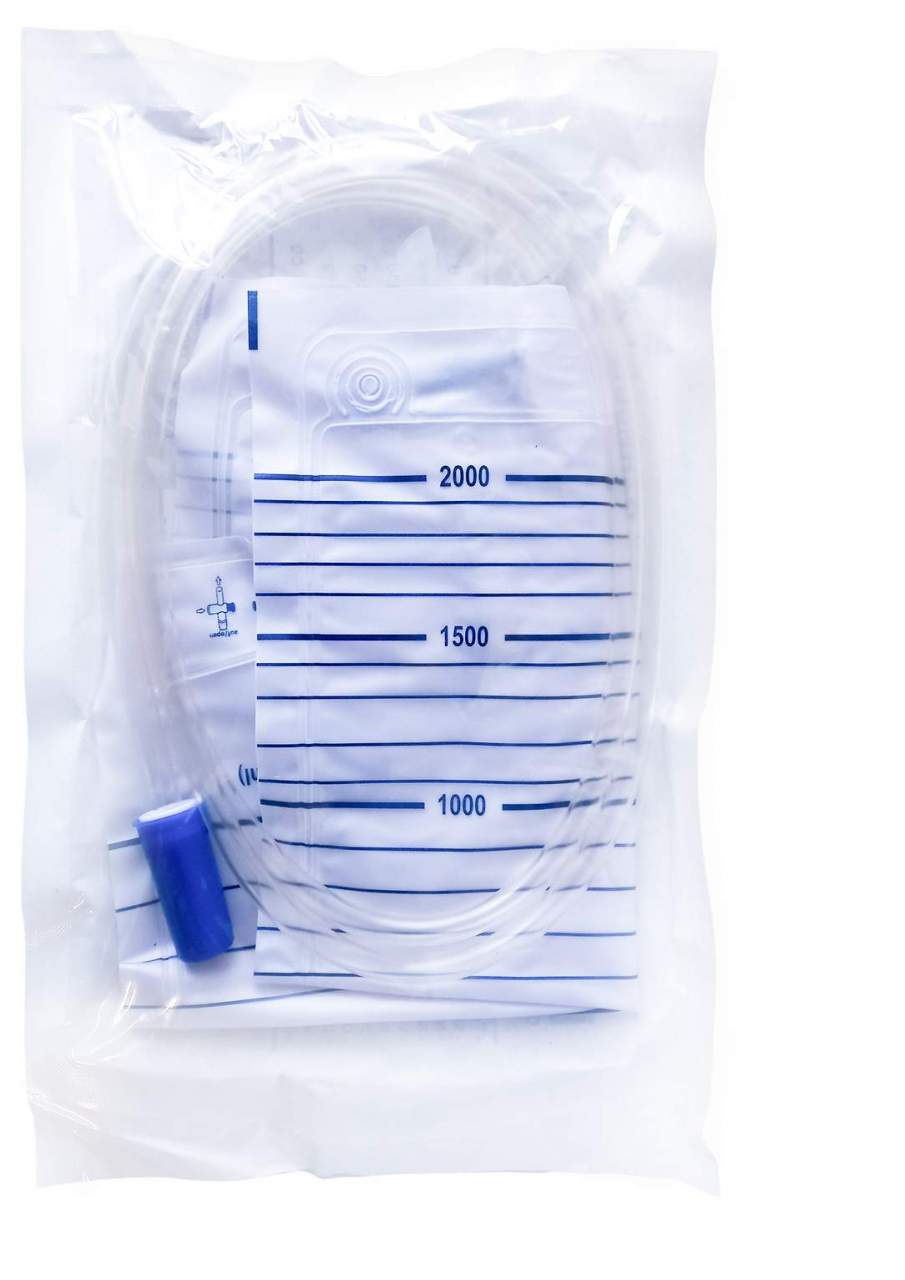 Bettbeutel 2000 ml 120 cm Unst.Rücklaufsperre A 1
