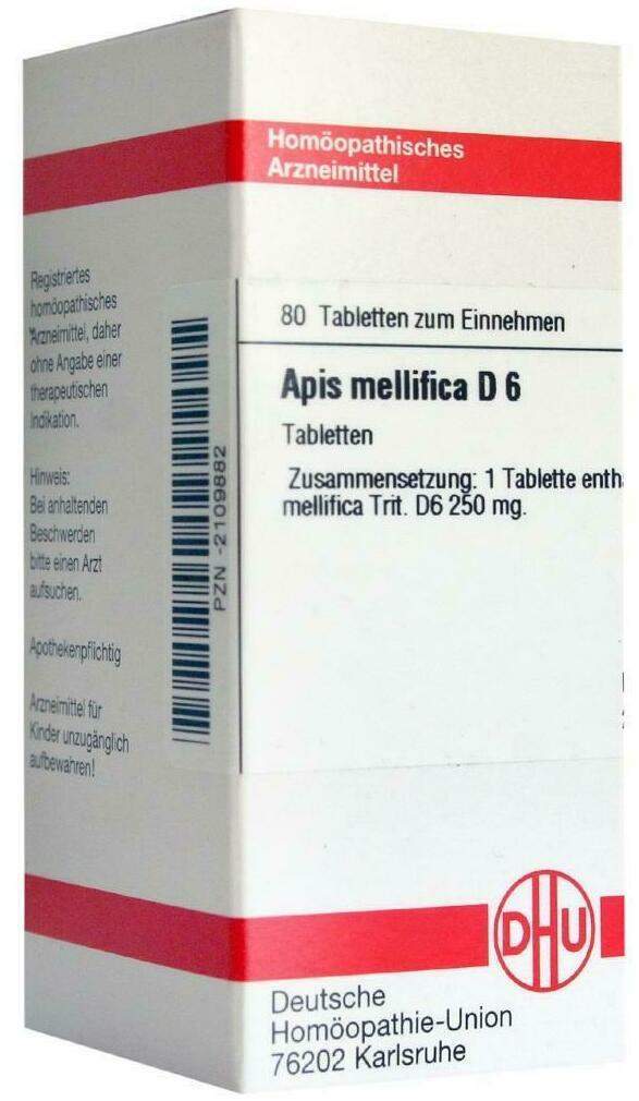 Dhu Apis Mellifica D6 80 Tabletten