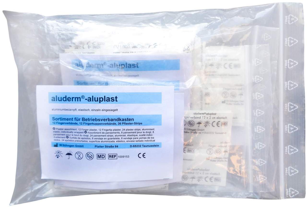 Aluderm Aluplast Fingerverb.Sortiment Groß 2021 60 Beutel